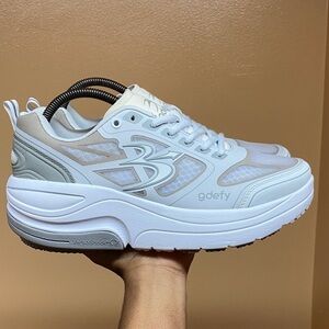 Gdefy Gravity Defyer Ion Orthopedic Sneakers “White Gray” Size 9